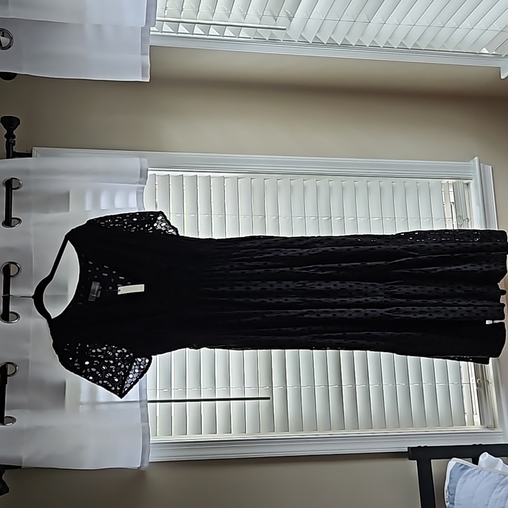 Anthropology  Maxi  black  dress never worn